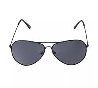 Lunettes de soleil homme femme - style aviateur - goutte classique - unisexe adulte - protections UV400, Noir