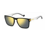 Polaroid PLD 2139/s Sunglasses, PGC/LM MTBK Yellow, 56 Unisex