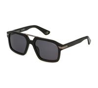 Police Homme SPLP28 FORTY 1 700 Lunettes de soleil Acétate Noir Fumée Carré Normale