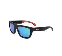 Lunettes de Soleil HUGO BOSS BOSS 1450/S 57/19/145 Matte black red Polyamide MAN BOSS 1450/S