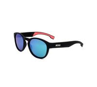 Lunettes de Soleil Hugo Boss BOSS 1452/S 54/21/145 BLX MATTE BLACK RED POLYAMIDE MAN HUB SUN BOSS 1452/S BLX 54 21 145