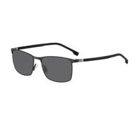 Lunettes de Soleil HUGO BOSS BOSS 1635/S 57/17/150 SVK MATTE RUTHENIUM BLACK METAL FRAMES MAN HUGO BOSS BOSS 1635/S