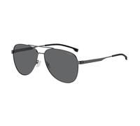Lunettes de Soleil HUGO BOSS BOSS 1641/S 60/14/150 V81 DARK RUTHENIUM BLACK METAL FRAMES MAN HUGO BOSS BOSS 1641/S DARK