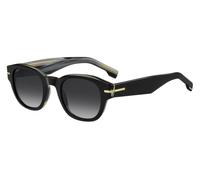 Lunettes de Soleil HUGO BOSS BOSS 1717/S QF6 BLACK STRIPED WHITE 48/24/150 Homme