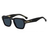 BOSS Lunettes de soleil en acétate noir avec finitions dorées - Style BOSS 1853/S80749KU, 58609953 Noir pcs.