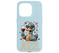 Lunettes de Soleil Humoristiques avec Citation Sarcastique de Canard Coque pour iPhone 15 Pro