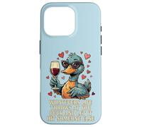 Lunettes de Soleil Humoristiques avec Citation Sarcastique de Canard Coque pour iPhone 16 Pro