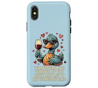 Lunettes de Soleil Humoristiques avec Citation Sarcastique de Canard Coque pour iPhone X/XS