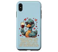 Lunettes de Soleil Humoristiques avec Citation Sarcastique de Canard Coque pour iPhone XS Max