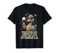 Lunettes de Soleil Humoristiques avec Citation Sarcastique de Canard T-Shirt