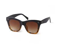 Lunettes de soleil œil de chat pour femme avec verres léopard rétro vintage nuances dames, c2, Taille unique