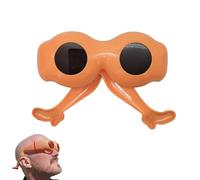 Lunettes de soleil innovantes avec jambes et fesses - Lunettes de soleil amusantes | Comédie costumée pour anniversaire, fête folle, Halloween et blagues, réunions