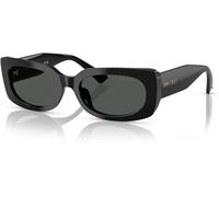 Jimmy Choo Femme Jimmy Choo JC5029U 500087 Lunettes de soleil Acétate Noir Gris Pillow Normale