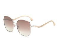 Lunettes de soleil - Jimmy Choo - MAMIE/S - Métal - 60/17/145 - Couleur Pale Gold/Brown Shaded