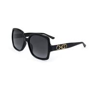 Neuf JIMMY CHOO Sammi / G/S 0807 9O Noir/Gris Nuancé 55-18-140 Soleil