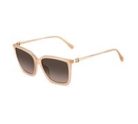 Lunettes de Soleil - Jimmy Choo - TOTTA/G/S - Acétate - Carré - NUDE/BROWN SHADED