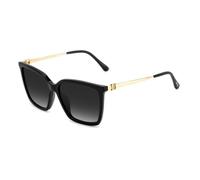 Lunettes de Soleil - JIMMY CHOO - TOTTA/G/S - Noir Argent - Verres Gris - Style Chic
