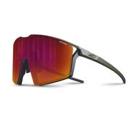 Lunettes de Soleil - JULBO - Edge - Kaki-Noir - Enveloppant - Adulte - Gris - Sport - Résine - Mixte