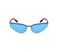 Karl Lagerfeld Unisex KL352S 404 Lunettes de soleil Métal Bleu Carré Normale Normale