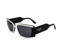 Karl Lagerfeld KL6106S Sunglasses, 006 Black White, Taille Unique Unisex