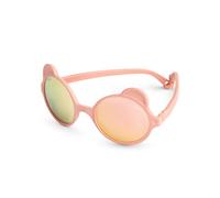 KI ET LA - OURSON - Lunettes de Soleil Bébé 0-4 ans Norme CE- Protection UV - Ultra Légères - Souples - Incassables - Filtre Lumière Bleues - Made In France Cordon Ajustable Inclus - Marque Française