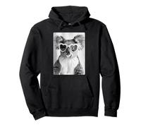 Lunettes de Soleil Koala drôle avec cœurs Mignon Animal Meme Graphique Sweat à Capuche
