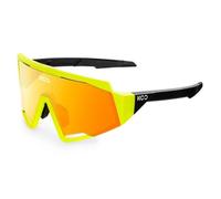 Koo Spectro Mirrored Sunglasses Jaune,Rouge Red Mirror/CAT2 White Silver