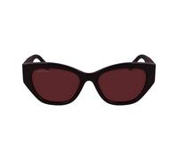 Lacoste Femme L6047S 601 Lunettes de soleil Acétate Bordeaux Carré Normale