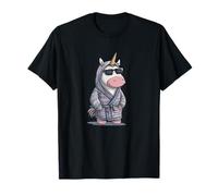 Lunettes de Soleil Licorne avec Peignoir pour Un Look Cool T-Shirt