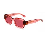 Lunettes de Soleil Longchamp LO749S Transparent rose/rose havana 50/21/140 Femme