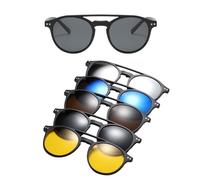 Lunettes de soleil magnétiques - Lunettes rétro polarisées, protection contre les lunettes clip magnétique | Lunettes de soleil élégantes sans regards avec un cadre magnétique, idéal pour les sorties