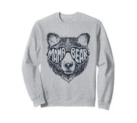 Lunettes de Soleil Mama Bear Face Print Fête des Mères Sweatshirt
