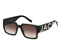 Lunettes de Soleil Marc Jacobs MARC 739/S 54/19/145 BLACK WHITE/BROWN SHADED CELLULOSE PROPIONATE unisexe MARC 739/S