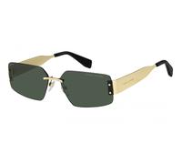 Marc Jacobs, unisex, Accessoires, Jaune, Taille: 59 MM Lunettes de soleil Or/Vertes 875/S