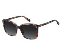 Lunettes de Soleil Marc Jacobs MJ 1127/G/S Brown blue havana 56/17/145 Femme