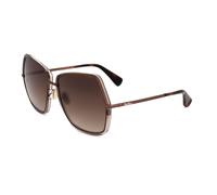Max Mara MM 0054 48F, Lunettes de soleil, Carrée, Femme, Marron