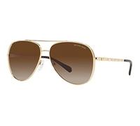 Michael Kors CHELSEA BRIGHT MK 1101B 101413, Lunettes de soleil, Aviateur, Femme, Doré