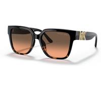 Michael Kors Lunettes de soleil Karlie MK2170U Universal Fit – Tortue foncée/Marron ombré 54 Femme
