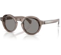 Moncler Unisex Sunglass ME6012 AURONE - Couleur du Monture: Gris brillant transparent, Couleur de Lentille: Gris uni