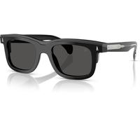 Moncler Unisex Moncler ME6004 CLARO 300187 Lunettes de soleil Acétate Noir Gris Carré Normale