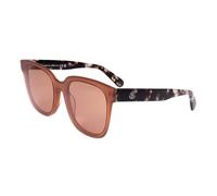 Lunettes de Soleil Moncler ML0198 Shiny light brown 55/18/140 Femme