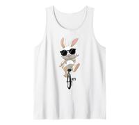 Lunettes de Soleil monocycle Lapin de Pâques Débardeur