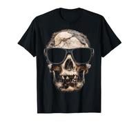 Lunettes de Soleil Motif tête de Mort T-Shirt