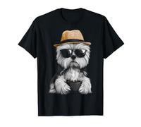 Lunettes de Soleil Motif Yorkshire Terrier Café T-Shirt