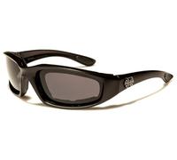 lunettes de soleil moto rembourrée enveloppantes rembourrage matelassé biker motard coussinet de protection coupe vent