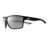 Nike Lunettes de soleil Legend EV0940 001 Noir/Volt – Verres Gris Silver Flash – Homme Ø65 mm
