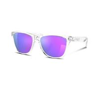 Oakley Homme OO9013 FROGSKINS 9013H7 Lunettes de soleil O_matter Transparent Violet Carré Normale Prizm
