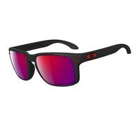 Lunettes soleil oakley holbrook (matte black - red iridium)