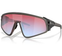 Oakley Lunettes de soleil Latch Panel Matte Grey Smoke Prizm Snow Sapphire Gris Gris
