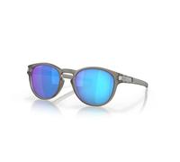 Oakley Lunettes de soleil Latch – Grise mat Encre – Verres Prizm Saphir Polarized – Taille unique
